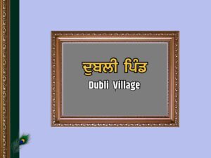 ਦੁਬਲੀ ਪਿੰਡ ਦਾ ਇਤਿਹਾਸ | Dubli Village History