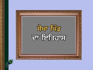 ਸੇਖਾ ਪਿੰਡ ਦਾ ਇਤਿਹਾਸ | Sekha Village History